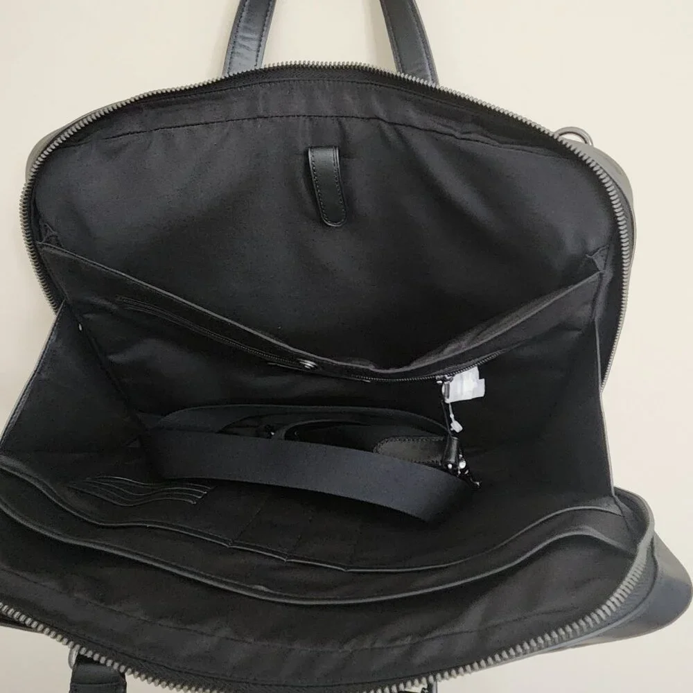 Coach NWT Graham Slim Black Briefcase